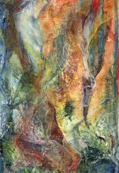 Flames of the Past - a Paint Artowrk by M E Klesse